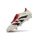 Adidas Predator 2025 Elite FT FG Bianco Off Nero Core Rubino Puro