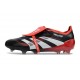Adidas Predator 2025 Elite FT FG Nero Bianco Rosso Vivido