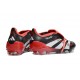 Adidas Predator 2025 Elite FT FG Nero Bianco Rosso Vivido
