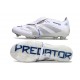 Adidas Predator 2025 Elite FT FG Bianco Argento Metallico Royal Acceso