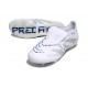 Adidas Predator 2025 Elite FT FG Bianco Argento Metallico Royal Acceso