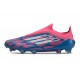 Adidas Scarpe F50 Elite Laceless FG Solar Blu Ftwr Bianco Solar Rosa
