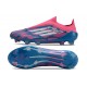 Adidas Scarpe F50 Elite Laceless FG Solar Blu Ftwr Bianco Solar Rosa