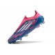 Adidas Scarpe F50 Elite Laceless FG Solar Blu Ftwr Bianco Solar Rosa