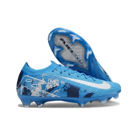Nike Air Zoom Mercurial Vapor 16 Elite FG Blu Bianco