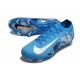 Nike Air Zoom Mercurial Vapor 16 Elite FG Blu Bianco