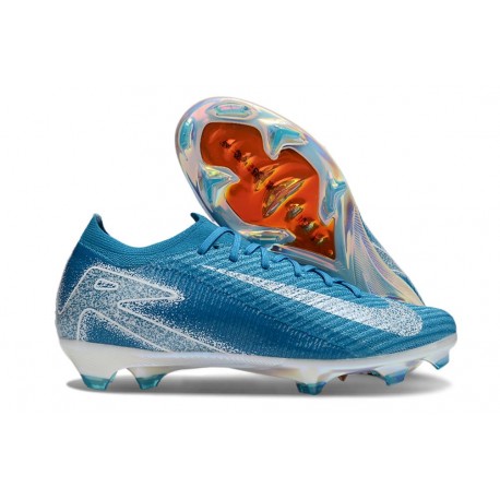 Nike Air Zoom Mercurial Vapor 16 Elite FG Blu Bianco