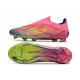 Adidas Scarpe F50 Elite Laceless FG Rosa Giallo Viola