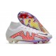 Nike Air Zoom Mercurial Superfly IX Elite FG Bianco Off Noir Latte Di Cocco