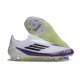 Adidas Scarpe F50 Elite Laceless FG X Messi Ftwr Bianco Nero Core Unity Viola