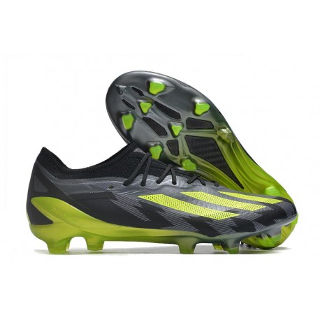 Scarpe da calcio adidas X Crazyfast Messi.1 FG Nero Core Team Giallo Solare Grigio 