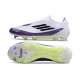 Adidas Scarpe F50 Elite Laceless FG X Messi Ftwr Bianco Nero Core Unity Viola