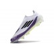 Adidas Scarpe F50 Elite Laceless FG X Messi Ftwr Bianco Nero Core Unity Viola