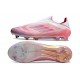 Adidas Scarpe F50 Elite Laceless FG Rosa Bianco