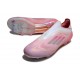 Adidas Scarpe F50 Elite Laceless FG Rosa Bianco