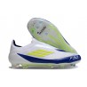 Adidas Scarpe F50 Elite Laceless FG Bianco Giallo Solare Blu Lucido