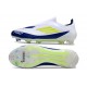 Adidas Scarpe F50 Elite Laceless FG Bianco Giallo Solare Blu Lucido
