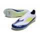 Adidas Scarpe F50 Elite Laceless FG Bianco Giallo Solare Blu Lucido