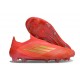 Adidas Scarpe F50 Elite Laceless FG Rosso Solare Oro Met Rosso Vivace
