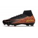 Nike Zoom Mercurial Superfly X Elite FG Nero Arancione Giallo