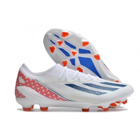 Scarpe da calcio adidas X Crazyfast Messi.1 FG Bianco Blu Rosso