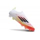 Adidas Scarpe F50 Elite Laceless FG Bianco Nero Giallo Solare