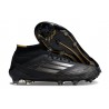 Adidas Scarpe F50 Elite Mid FG Nero Core Ferro Metallizzato Oro Met