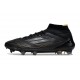 Adidas Scarpe F50 Elite Mid FG Nero Core Ferro Metallizzato Oro Met