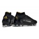 Adidas Scarpe F50 Elite Mid FG Nero Core Ferro Metallizzato Oro Met