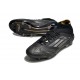 Adidas Scarpe F50 Elite Mid FG Nero Core Ferro Metallizzato Oro Met