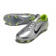 Nike Air Zoom Mercurial Vapor 16 Elite FG Argento Nero