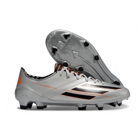 Scarpa da Calcio Adidas F50 Elite FG Argento Nero