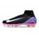 Nike Air Zoom Mercurial Superfly 10 Elite FG Nero Bianco Rosa Blu