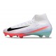 Nike Air Zoom Mercurial Superfly 10 Elite FG Bianco Nero