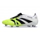 Adidas Predator 2025 Elite FT FG Bianco Nero Limone Lucido