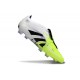 Adidas Predator 2025 Elite FT FG Bianco Nero Limone Lucido
