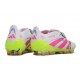 Adidas Predator 2025 Elite FT FG Bianco Rosa Lucido Limone Lucido