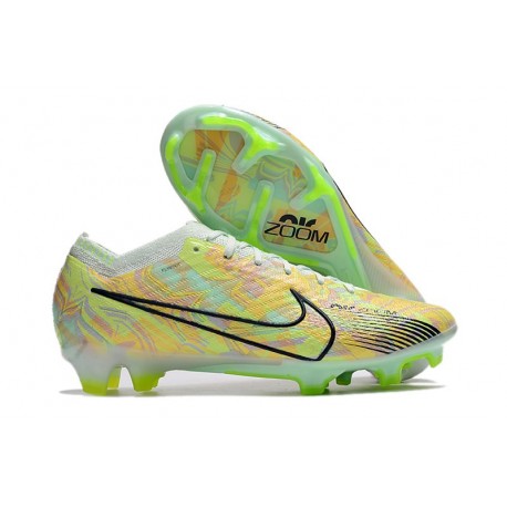 Nike Zoom Mercurial Vapor XV Elite FG Verde Orzo Blu Nerastro Arancione Total
