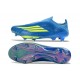 adidas F50+ Senza Lacci FG X MESSI Team Blu Royal Giallo Solare Semi Blu Burst