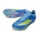 adidas F50+ Senza Lacci FG X MESSI Team Blu Royal Giallo Solare Semi Blu Burst
