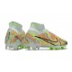 Nike Air Zoom Mercurial Superfly IX Elite FG Verde Orzo Blu Nerastro Arancione Total