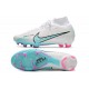 Nike Air Zoom Mercurial Superfly IX Elite FG Bianco Blu Baltico Rosa Blast Indigo Haze