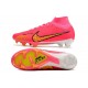 Nike Air Zoom Mercurial Superfly IX Elite FG Rosa Giallo