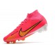 Nike Air Zoom Mercurial Superfly IX Elite FG Rosa Giallo