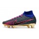 Nike Air Zoom Mercurial Superfly IX Elite FG Blu Rosa Nero