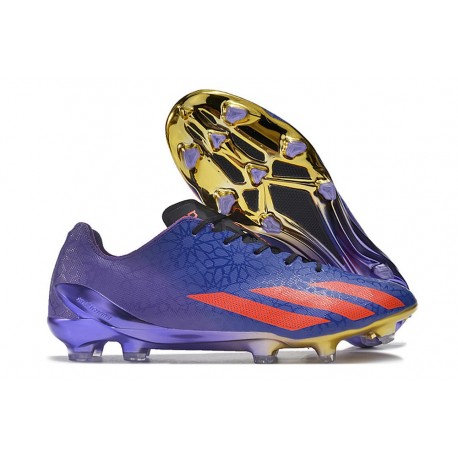adidas X Crazyfast + FG Salah - Violeta Rosso Blu