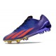 adidas X Crazyfast + FG Salah - Violeta Rosso Blu