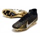 Nike Air Zoom Mercurial Superfly 9 Elite FG Nero Argento Oro