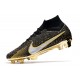 Nike Air Zoom Mercurial Superfly 9 Elite FG Nero Argento Oro
