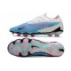 Scarpe da Calcio Nike Phantom GX Elite FG Blu Baltico Rosa Blast Bianco Laser Blu